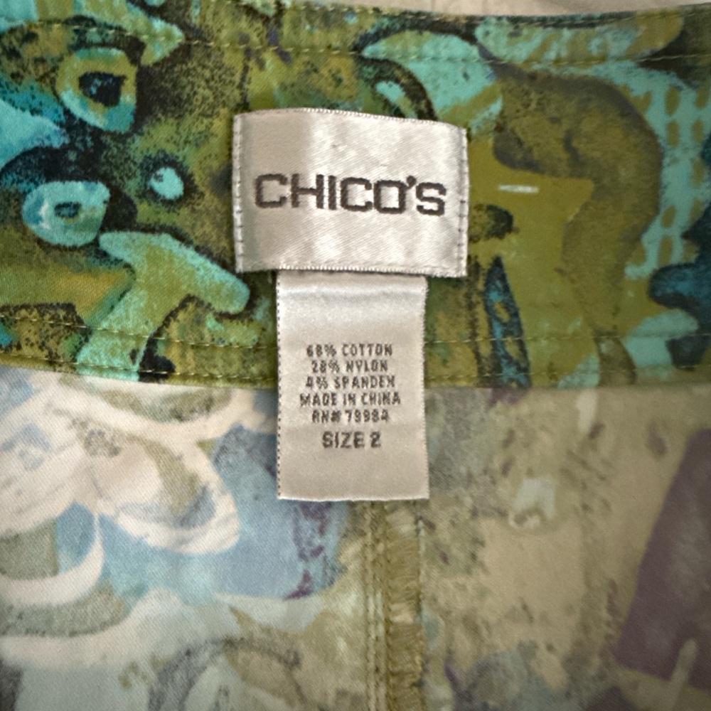 Chico's Multicolor Patterned Garment - image 3